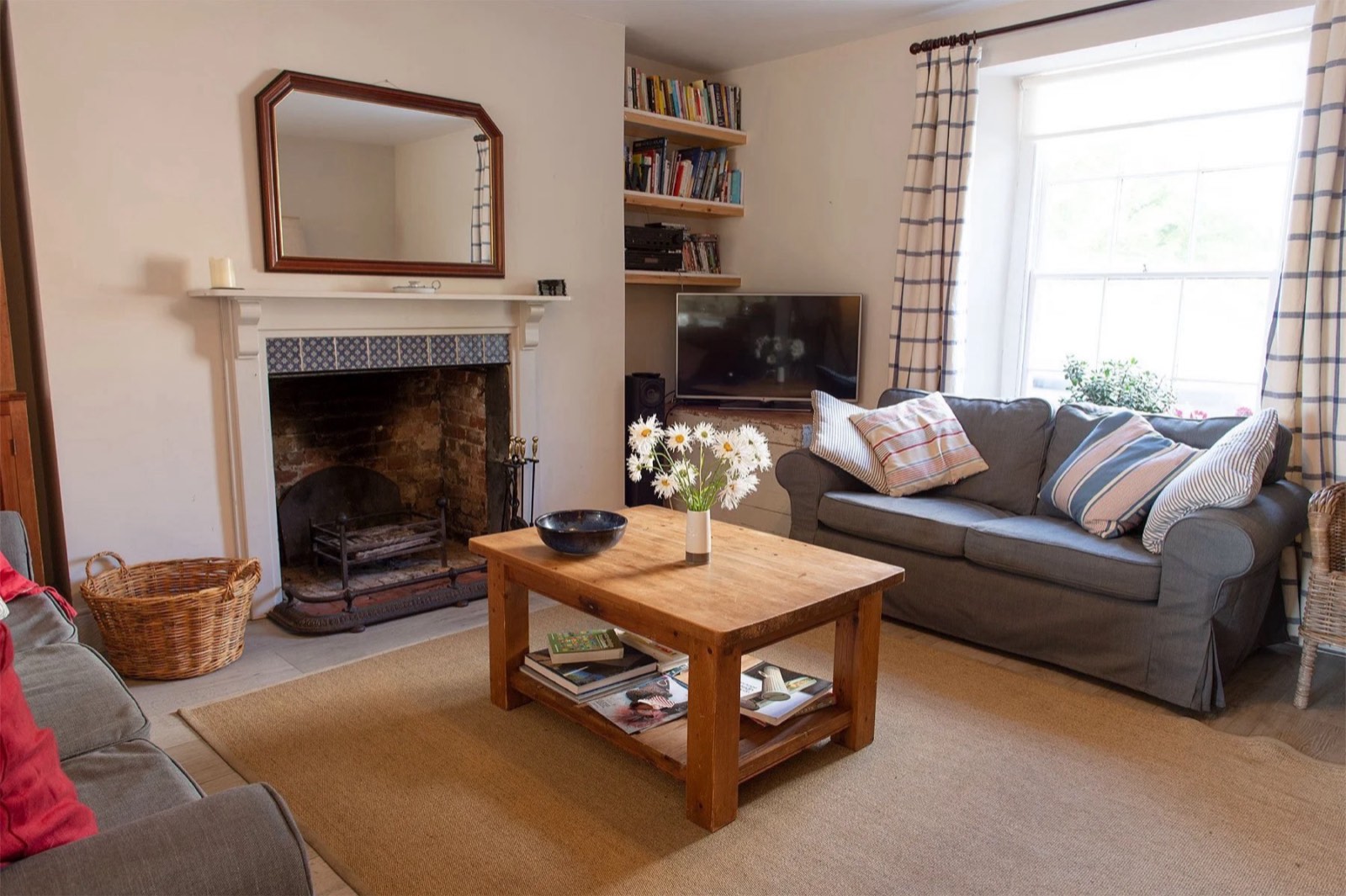 Lounge with open fire